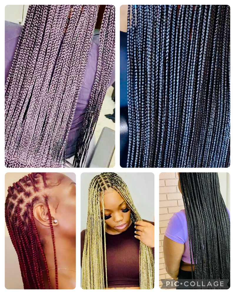 Small knotless Braids