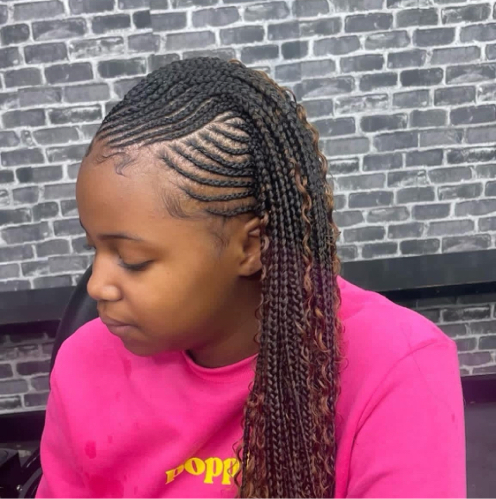 β’ Kids Tribal / Fulani Braids at Jartu's Braids beauty bar π±π· in Monroe, LA