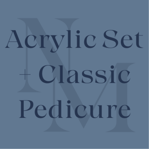 Acrylic Set + Classic Pedicure at The Nail Moment in Salem, OR