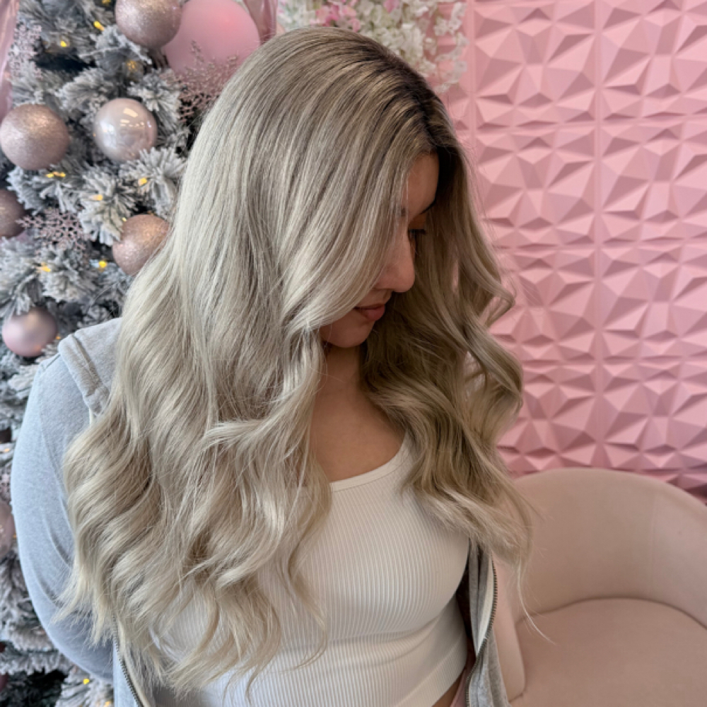 High Contrast Balayage at Higher Aura Hair in Pasadena, TX