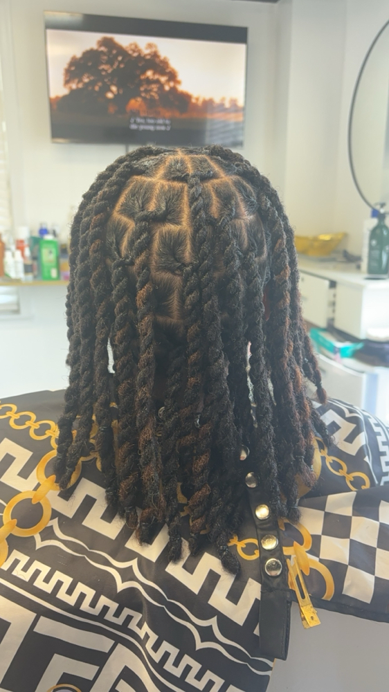 Loc Mid Back Length Charge at Exclusive Hairbar in Laurel, MD