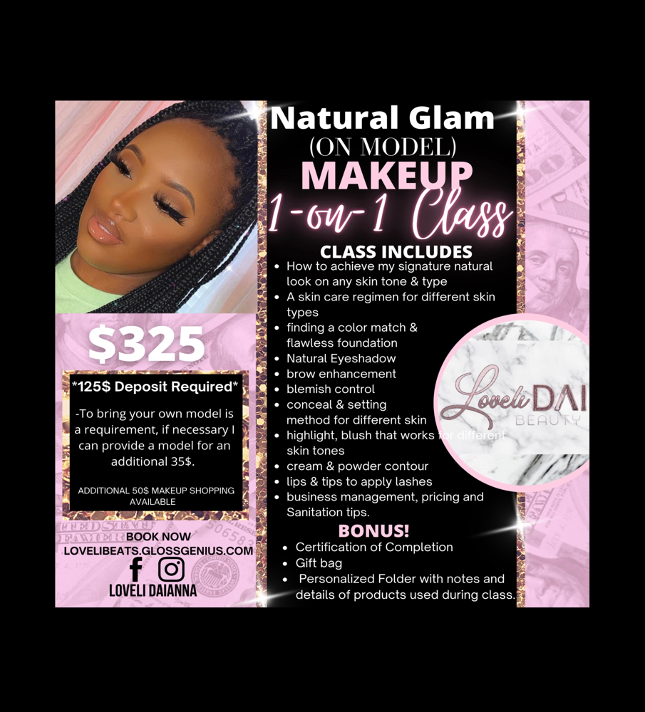 Natural Glam Class (On Model)