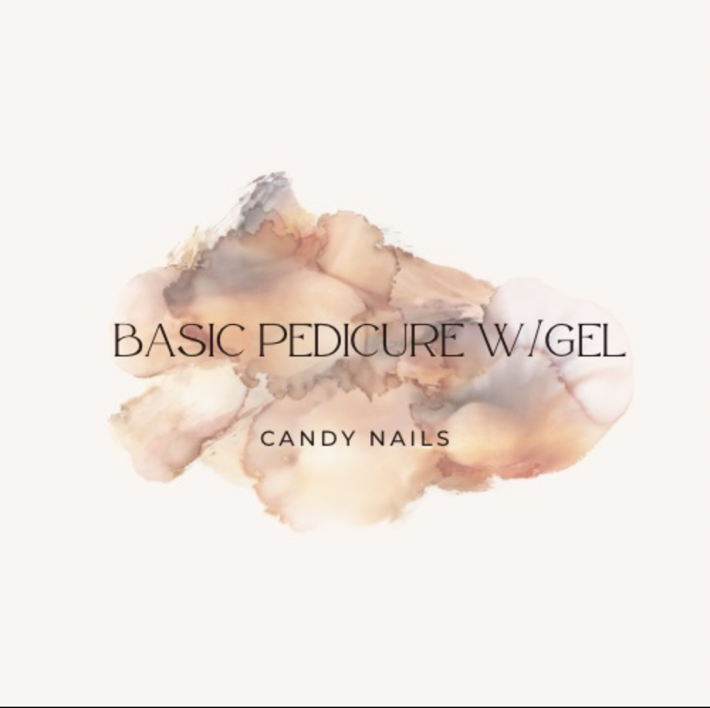 Basic Pedicure W/Gel