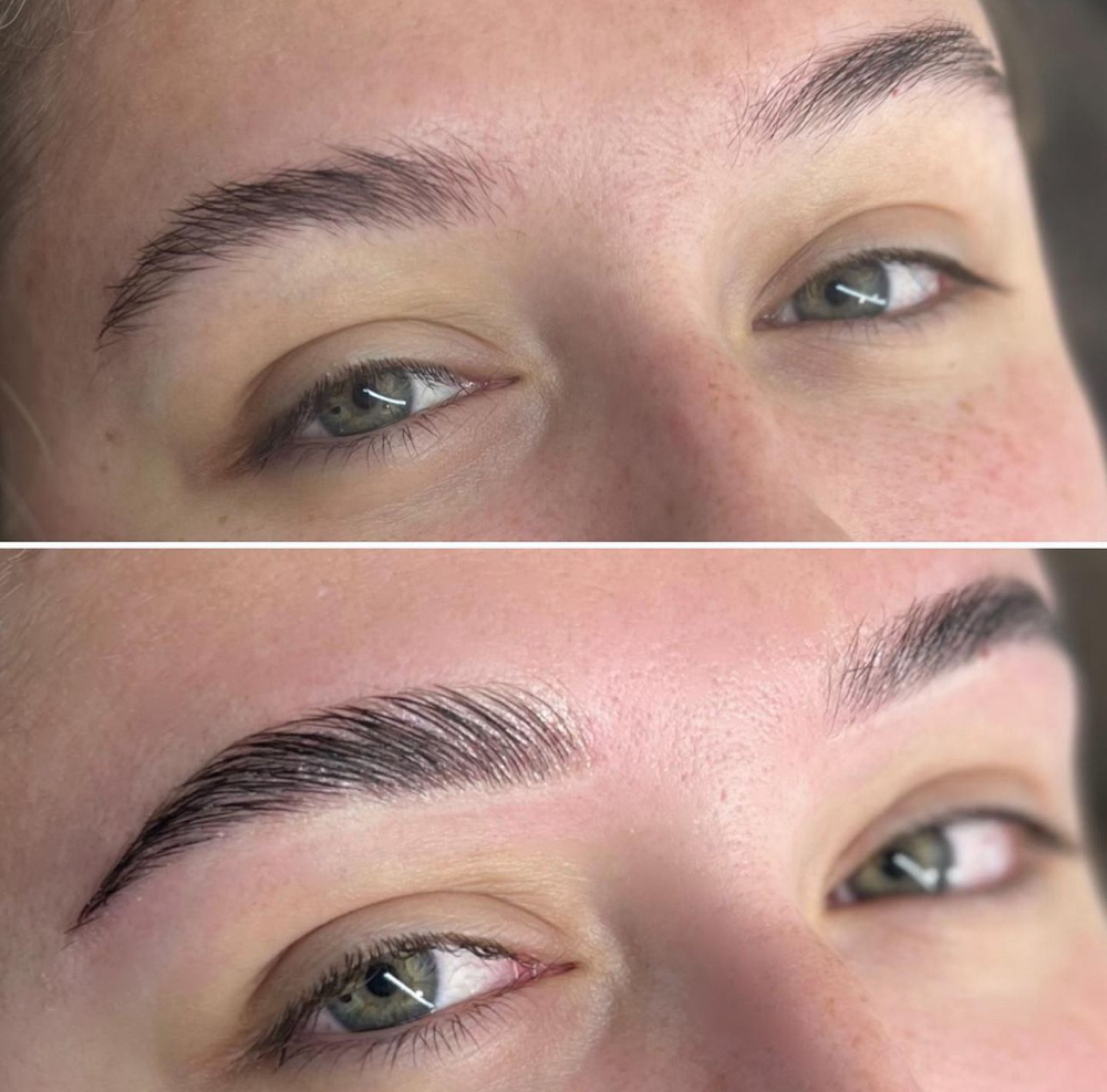 Brow Lamination + Hybrid Tint