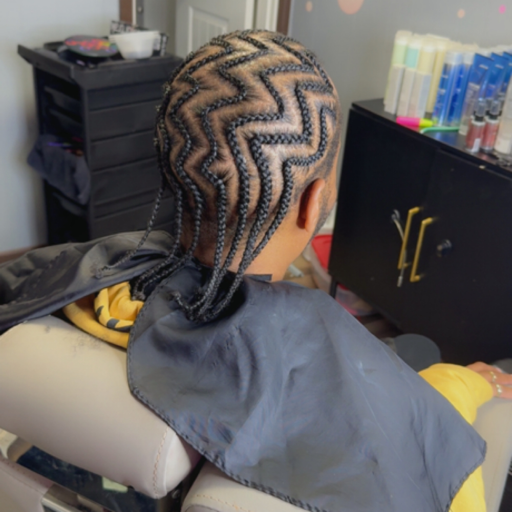 Design Braids (No Hair Added) at Lucky Your Hair Salon in Toledo, OH