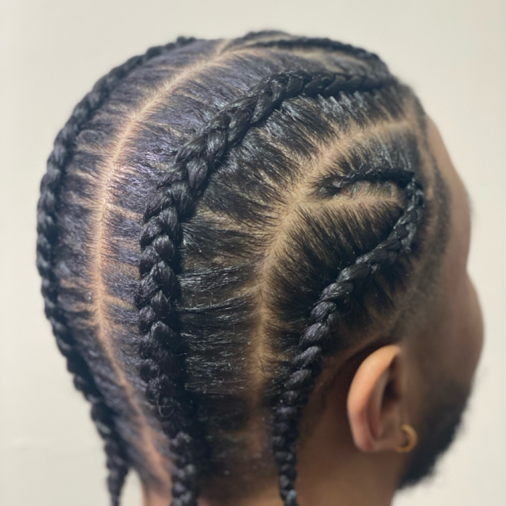 4 Braids at Vaehdoeshair in Reading, PA