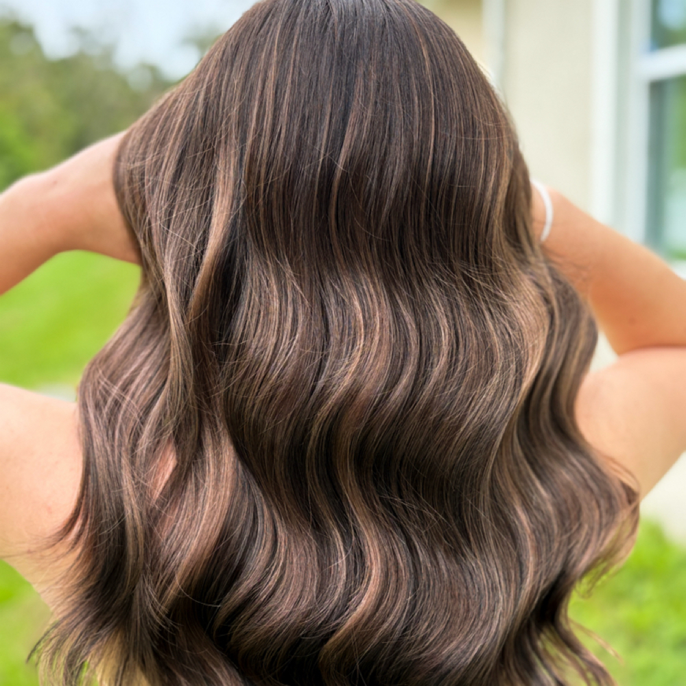 Partial Blonding at Paint It Black Hair Studio in Riverview, FL