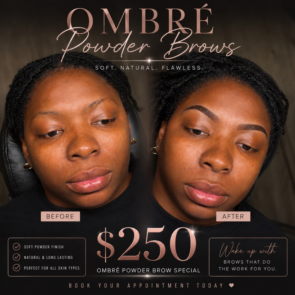 Ombre Powder Brows at Evolmani Aesthetics in Chicago, IL