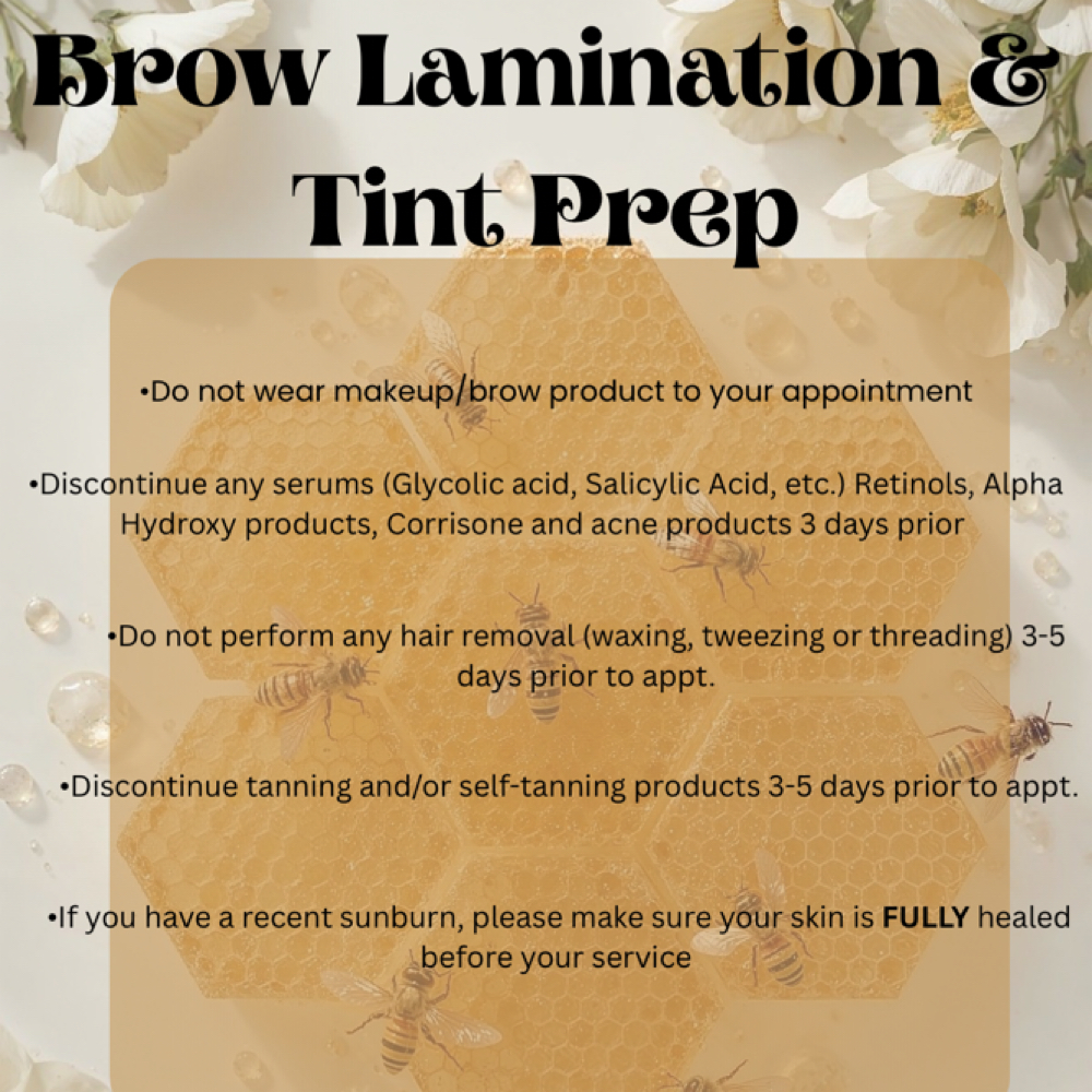 READ: Brow Lamination&Tint Prep at Sweet Hive Beauty in Memphis, MI