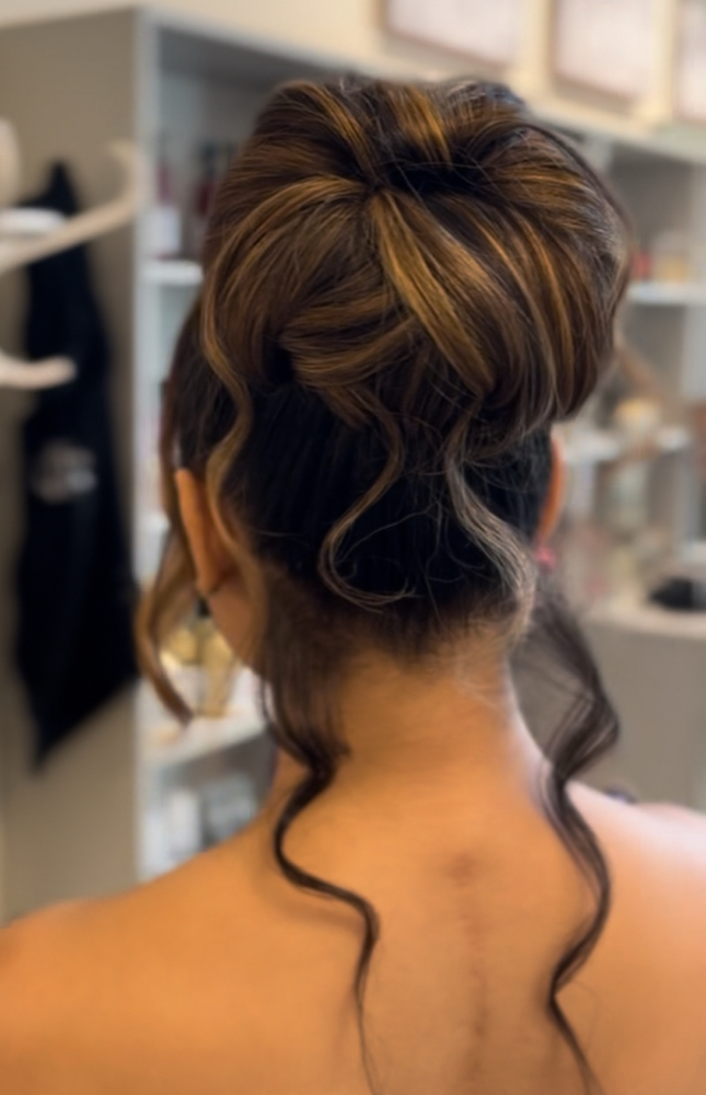 Luxe Updo at Brooklyn Rose in Charlotte, NC