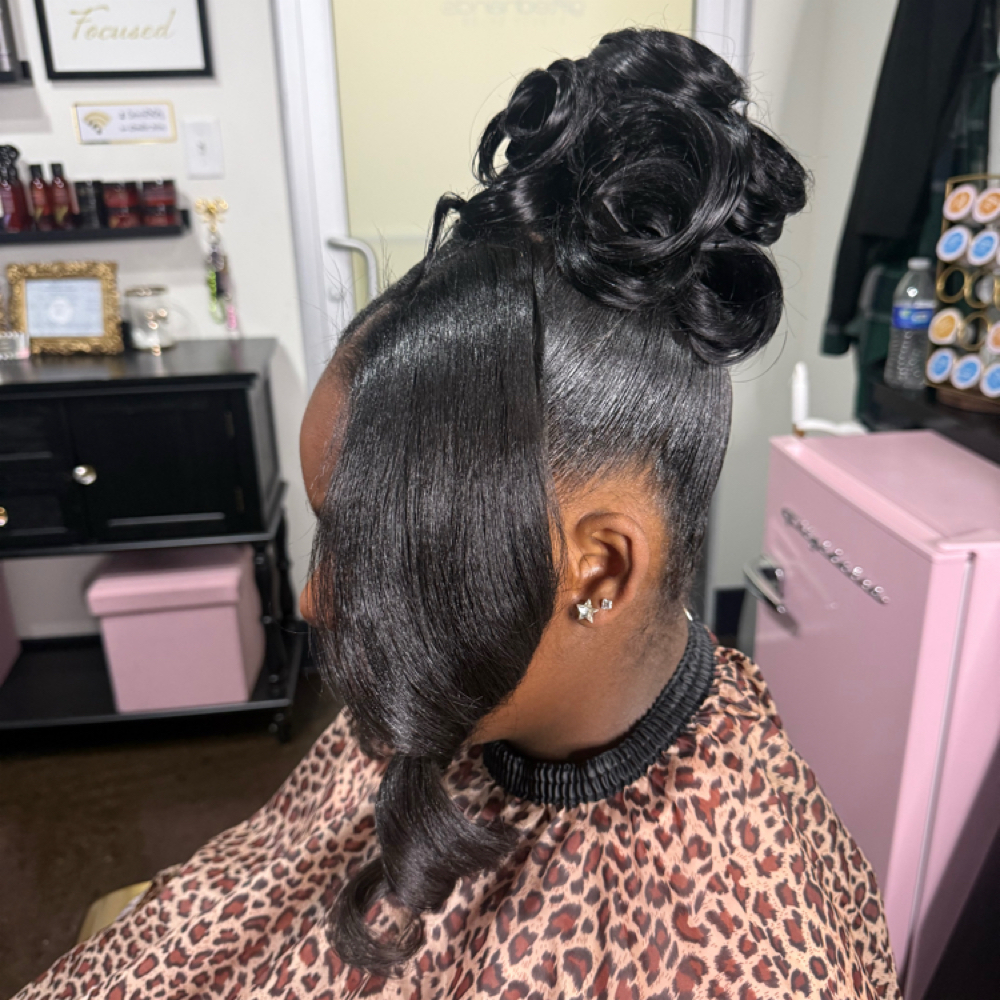 Ponytail Updo at Gifted Hands Beauty Salon in Buffalo, NY