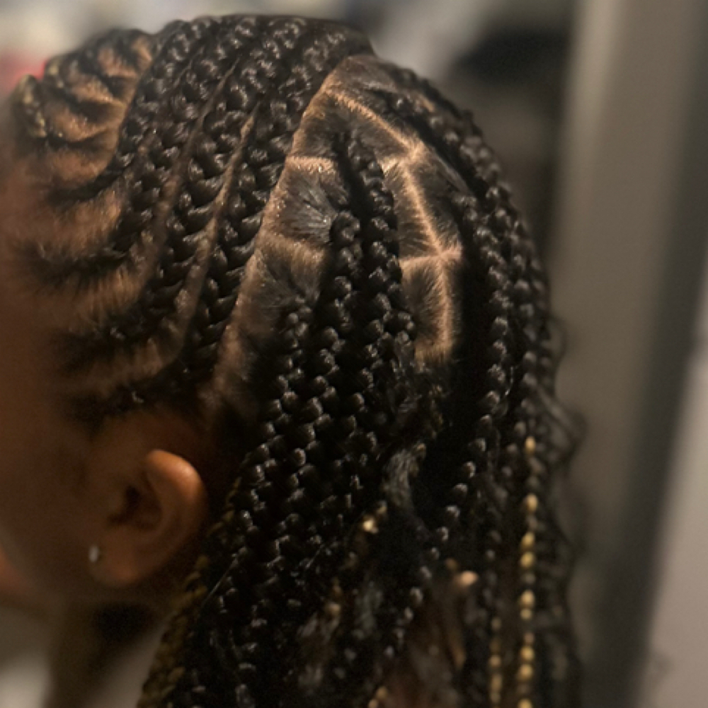 Fulani/ Tribal Braids at Miracle Handz Hair Salon in Fairborn, OH