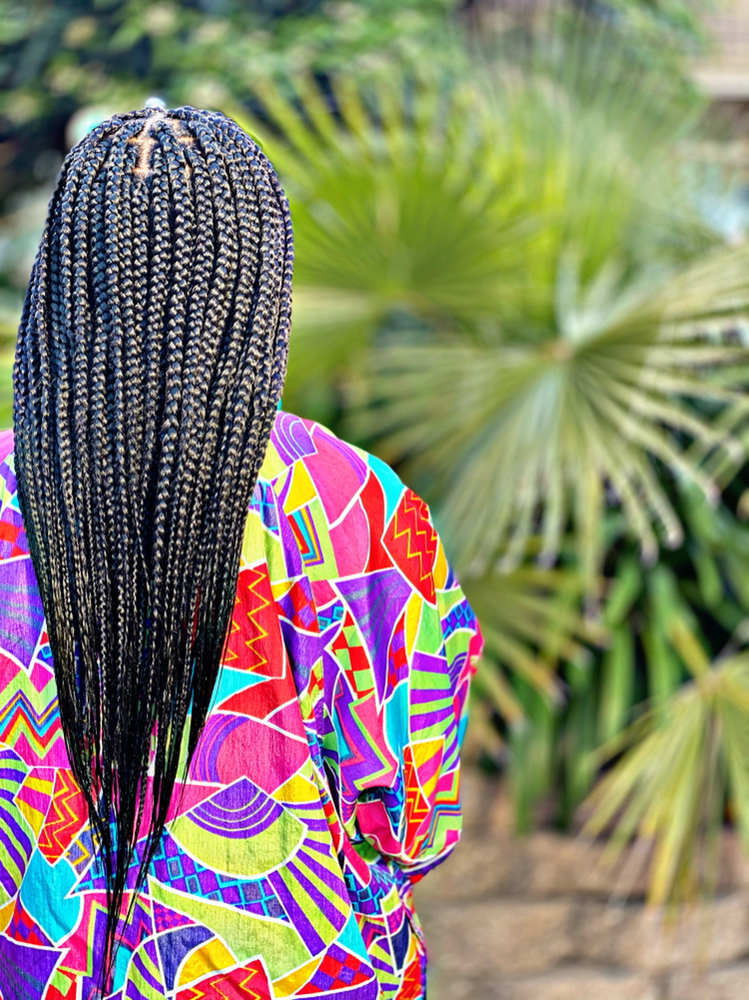 Medium classic braids