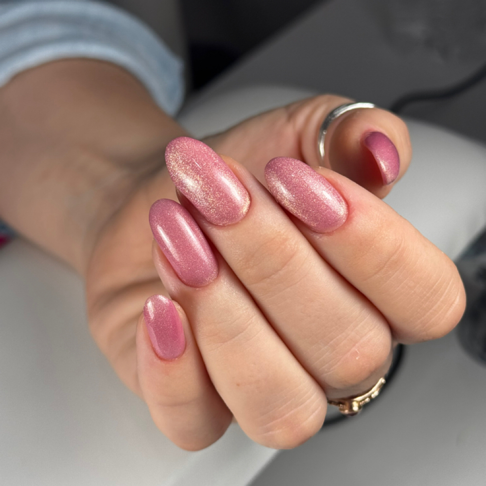 Medium Nails with colour at Julia Nails Florida in Orlando, FL