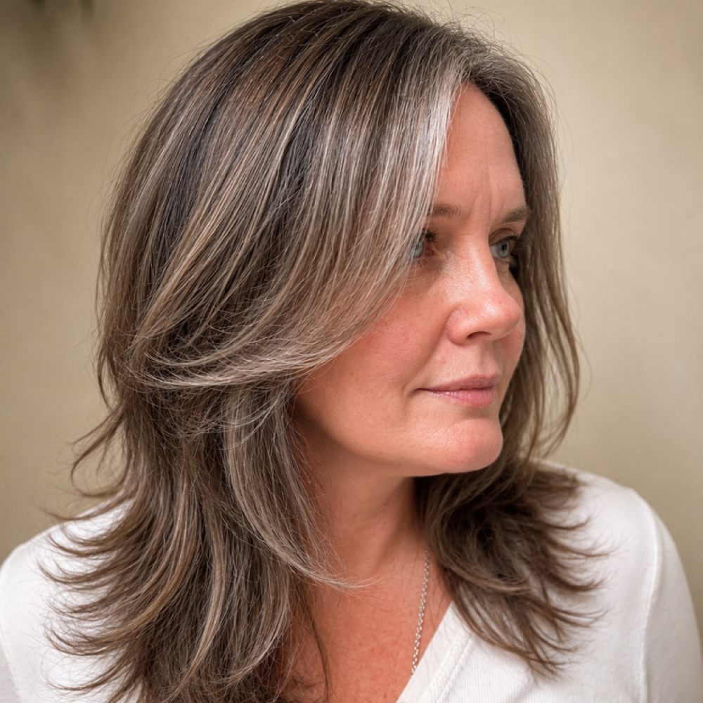 First Time Visit-Grey Blending at Helen Antista Hair in Pleasant Hill, CA