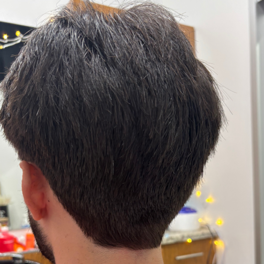 Men’s Grey Coverage at Hair By Maddie Renner in montgomery, OH