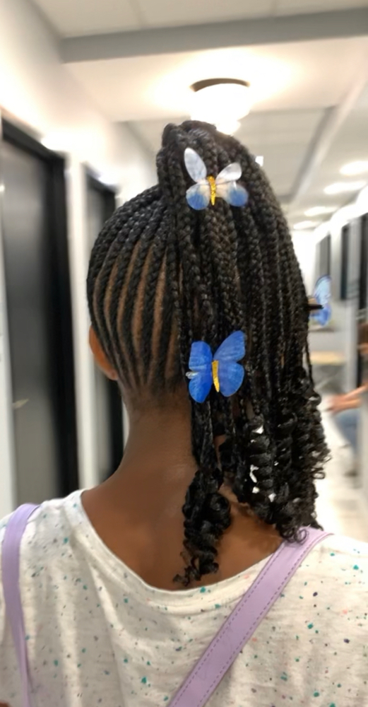 Kids Braids Ponytail