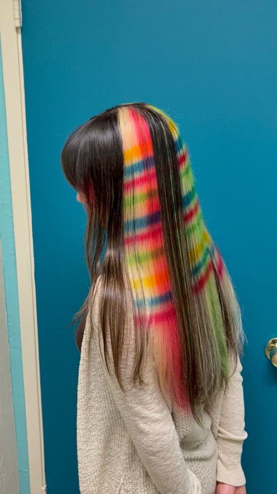 Vivid Color (Two +) at Thee Mad Hairdresser in Fresno, CA