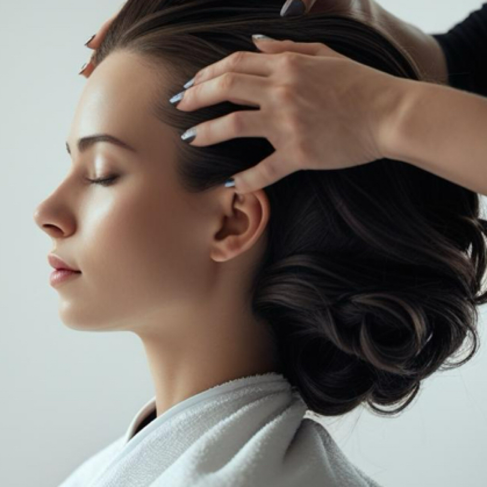 Warm Oil Scalp Massage at Wizdem Wellness in Fairview Heights, IL