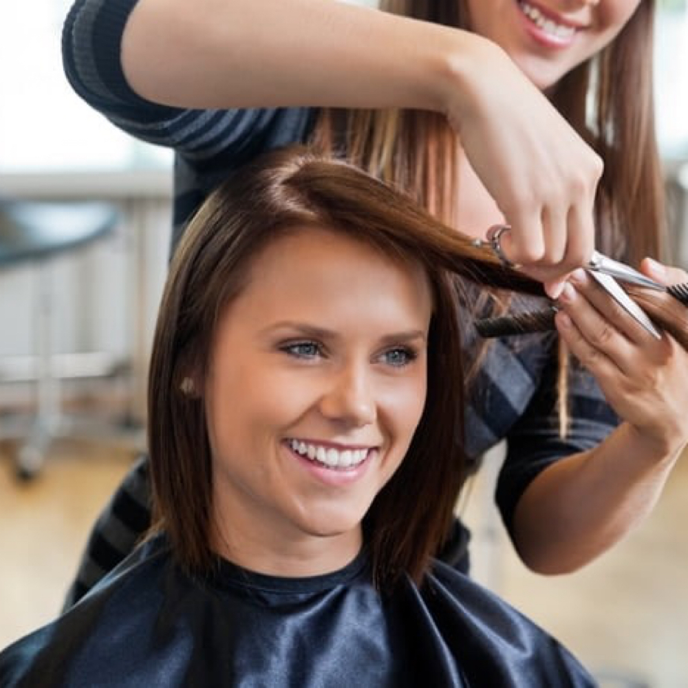 Haircut w style at Mane Looks by Ciara in Brattleboro, VT