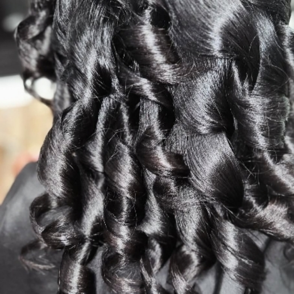 Hot Oil Treatment + Steam + Style at Hair by Dawn Katera in Temple Hills, MD