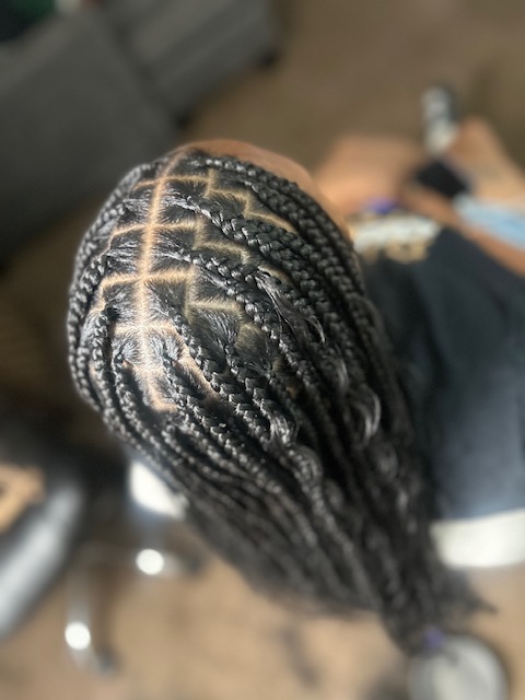 Boho Knotless Braids