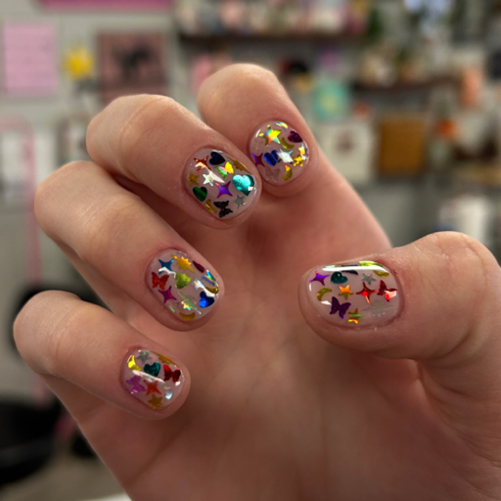 Confetti at Mother Moon Manis LLC in Elkhart, IN