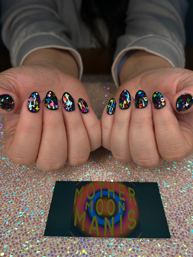 Confetti at Mother Moon Manis LLC in Elkhart, IN