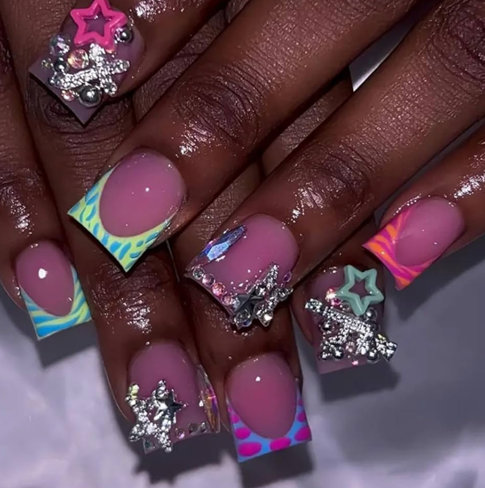 Kids Acrylic Nail Art