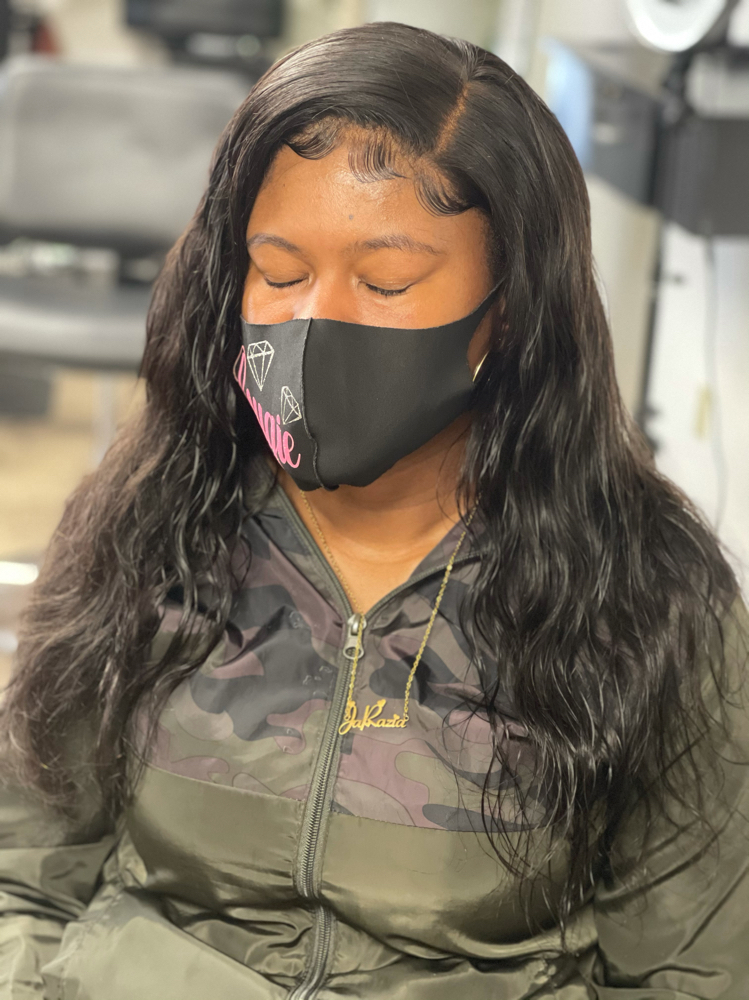 Lace closure sew in