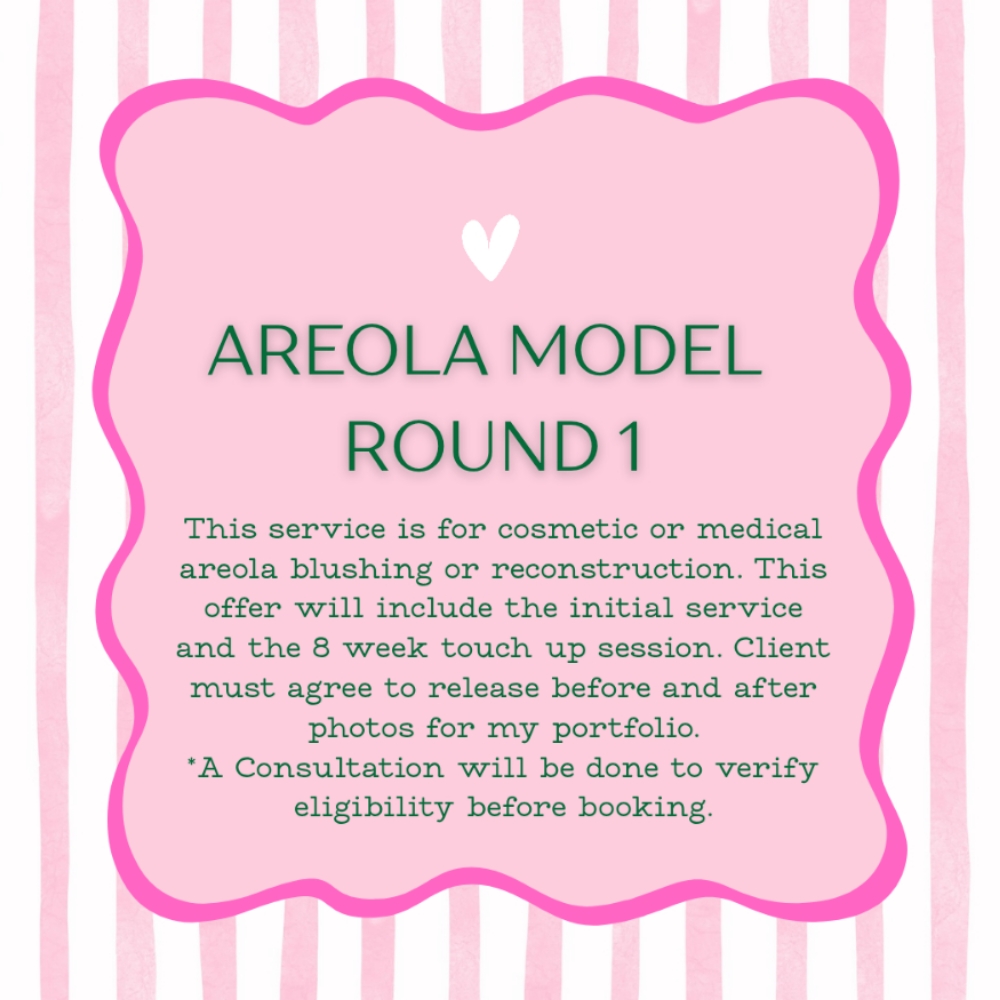 Areola MODEL at Cassie B. Artistry in Kenosha, WI