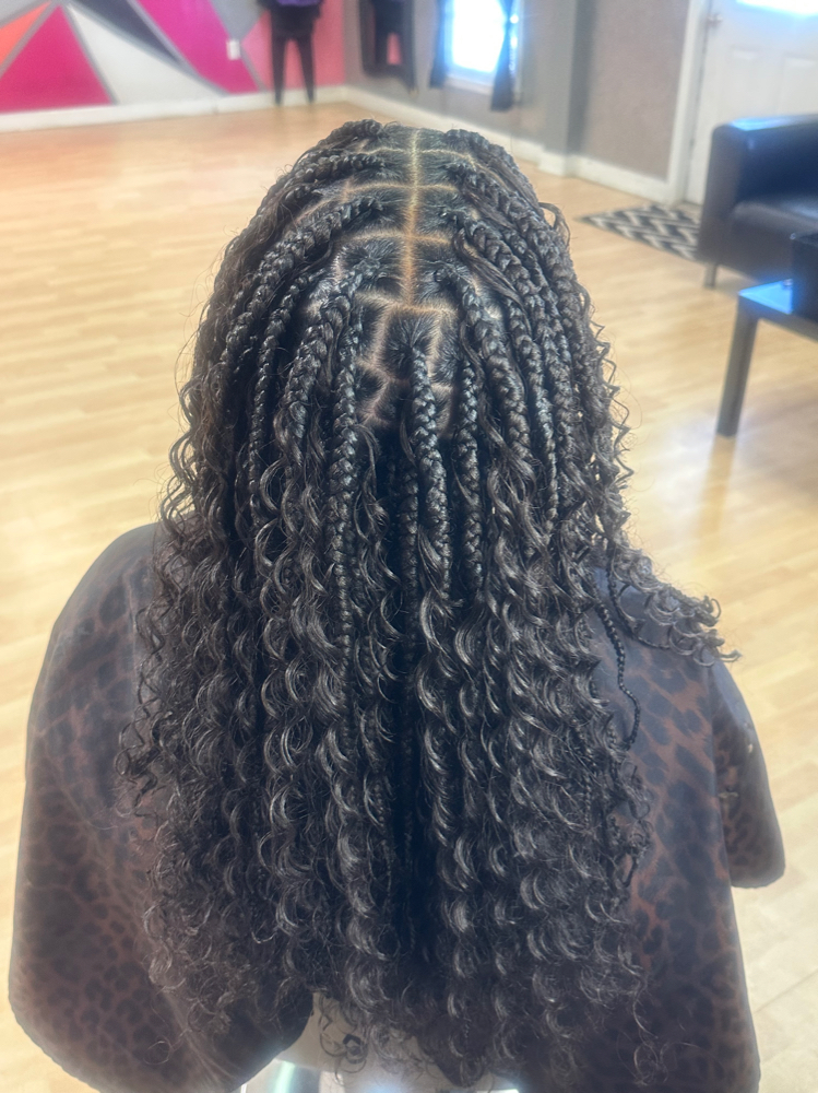 Medium Knottless Braids