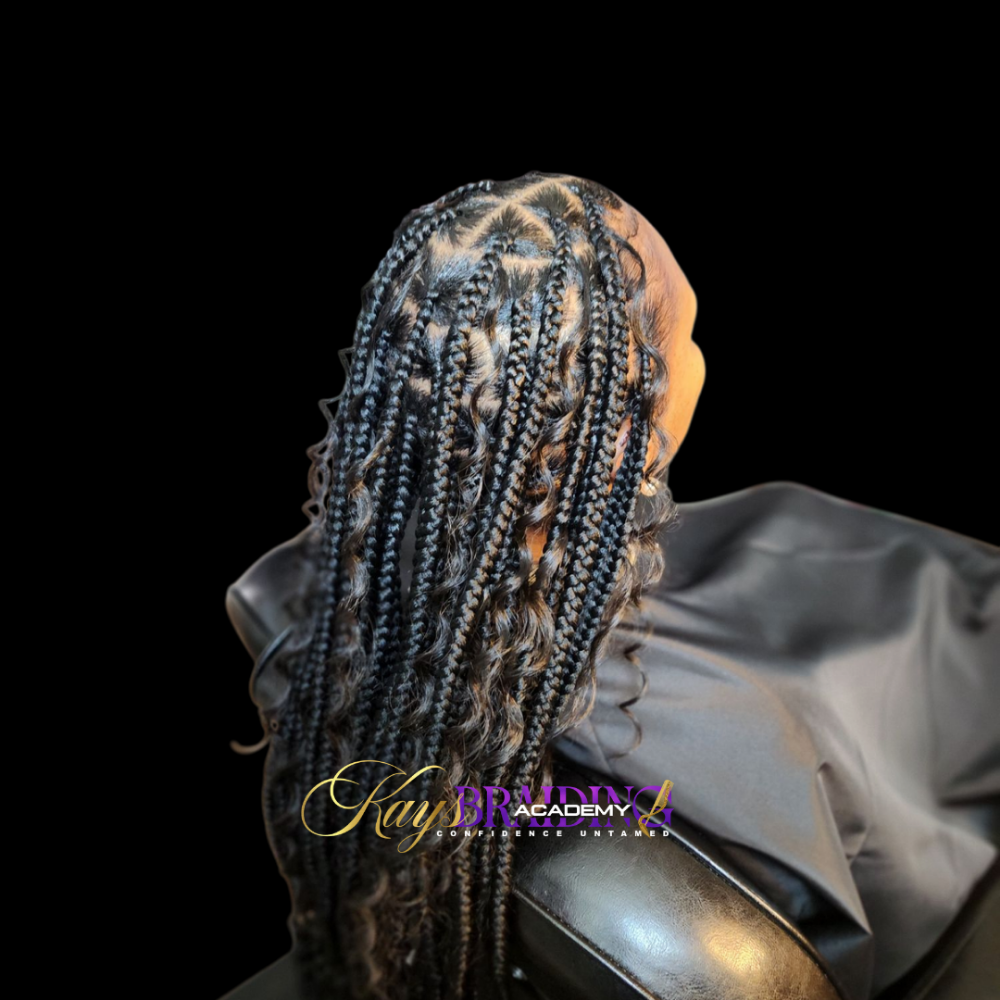 Large Knotless Braids