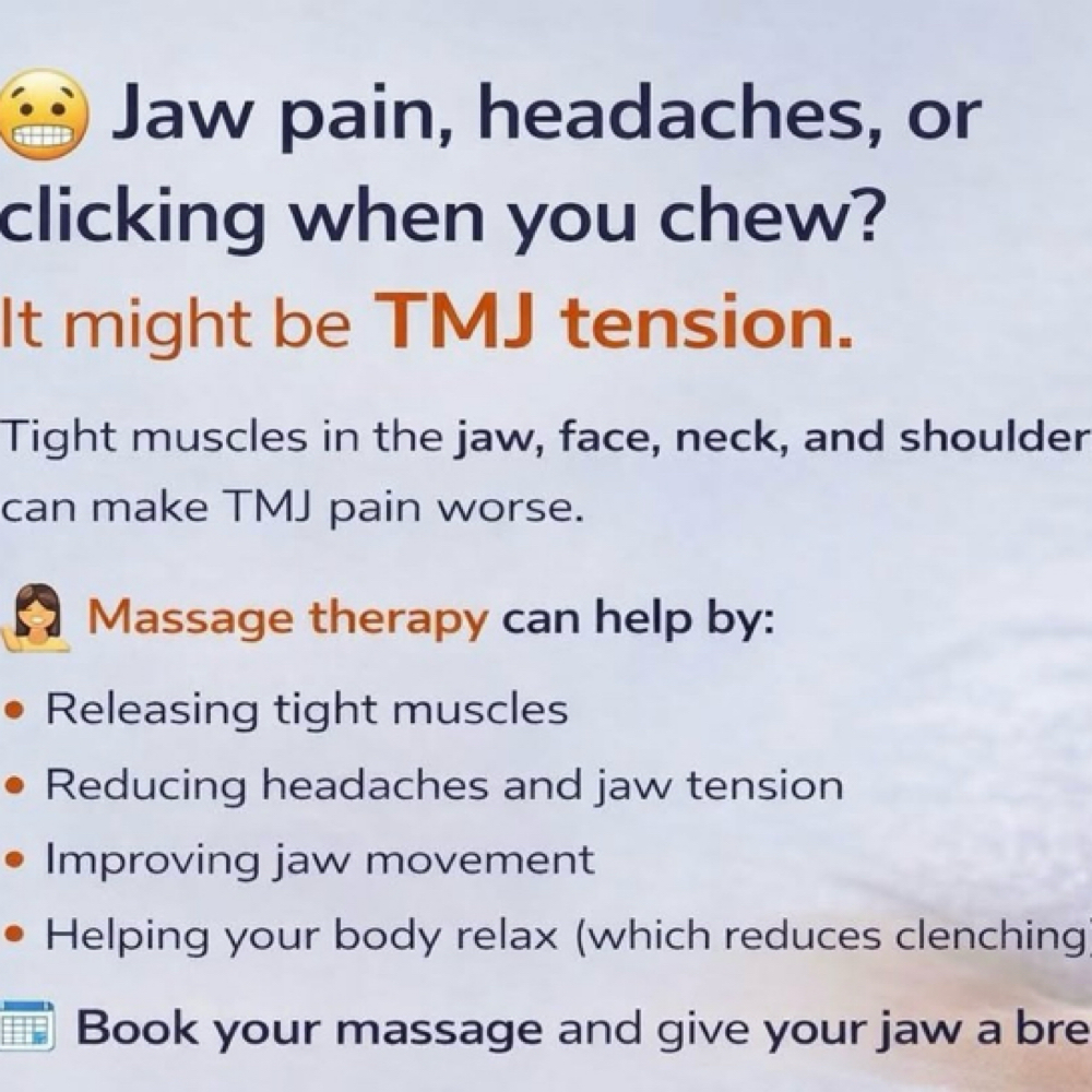 Tmj *Jaw Massage*& tension  Relief at Complexions Esthetics llc in Forked River, NJ