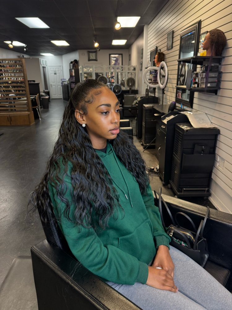 Half Up Half Down Bond In at Meili by J in Wilmington, NC