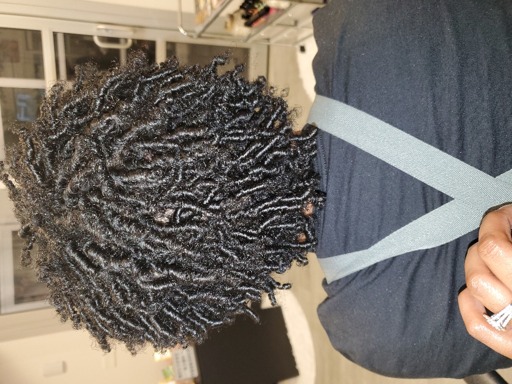 Natural Coils Style at Josephine's Girls Hair Studio💜🦋 in Houston, TX