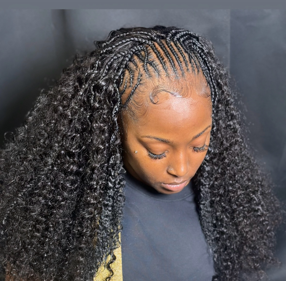 1/2 Sew-in With Small Free Style
