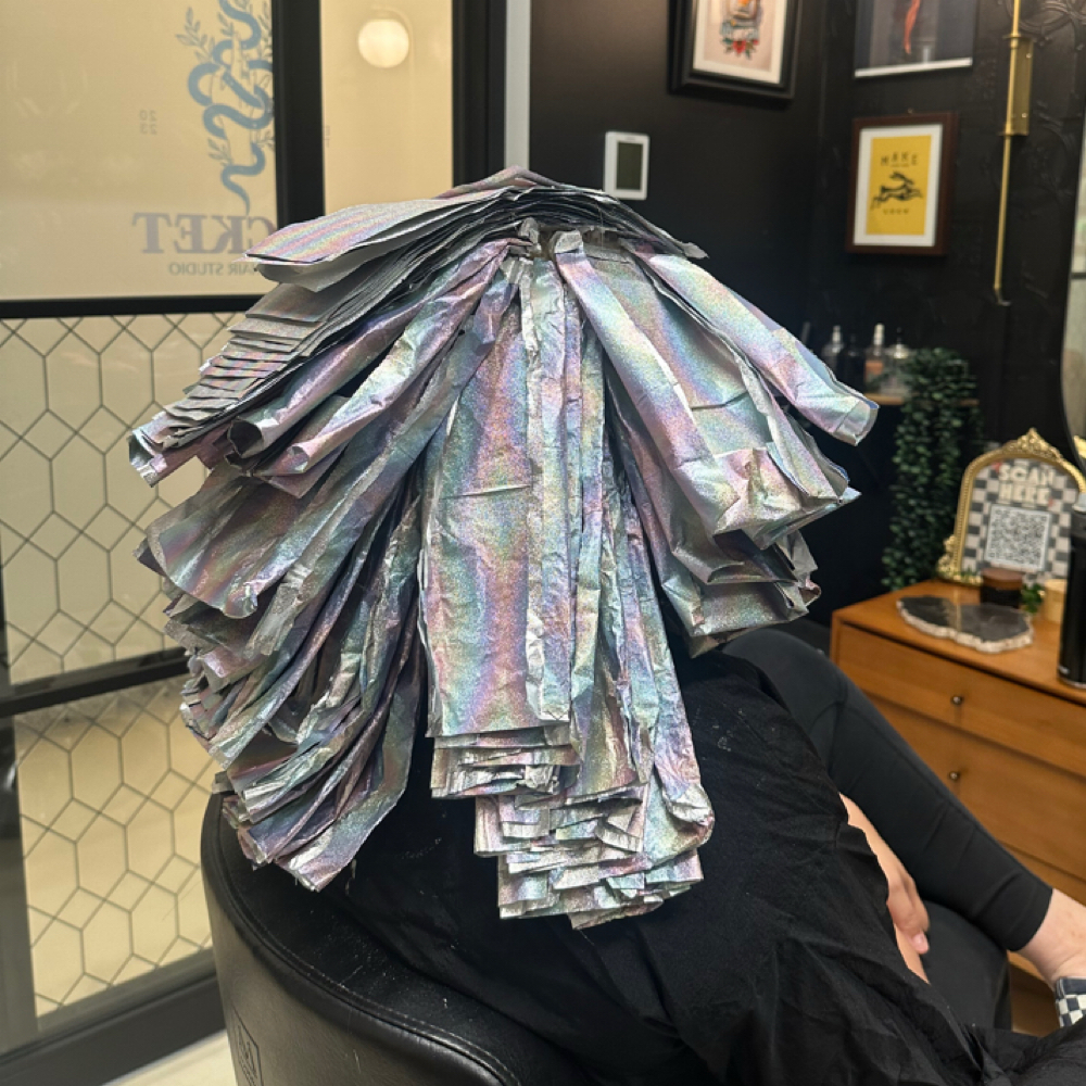 Full Foil & Root Deposit at Locket Hair Studio in Hainesport, NJ