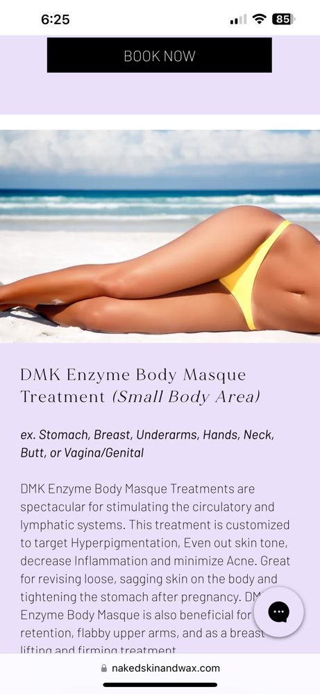 Enzyme Body Masque Treatment-Small