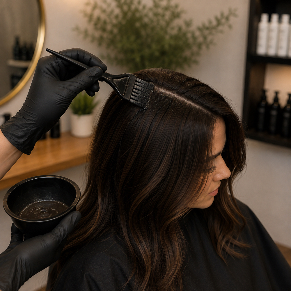 Root Retouch at Laughing Crow Salon in Eugene, OR