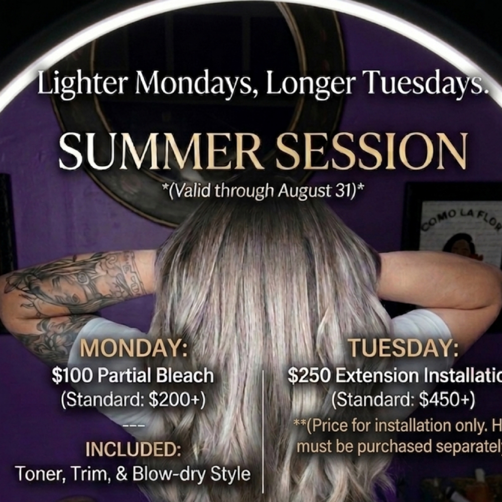 SUMMER SPECIAL: Wellness Wednesday at Haiir By Samm in Bakersfield, CA