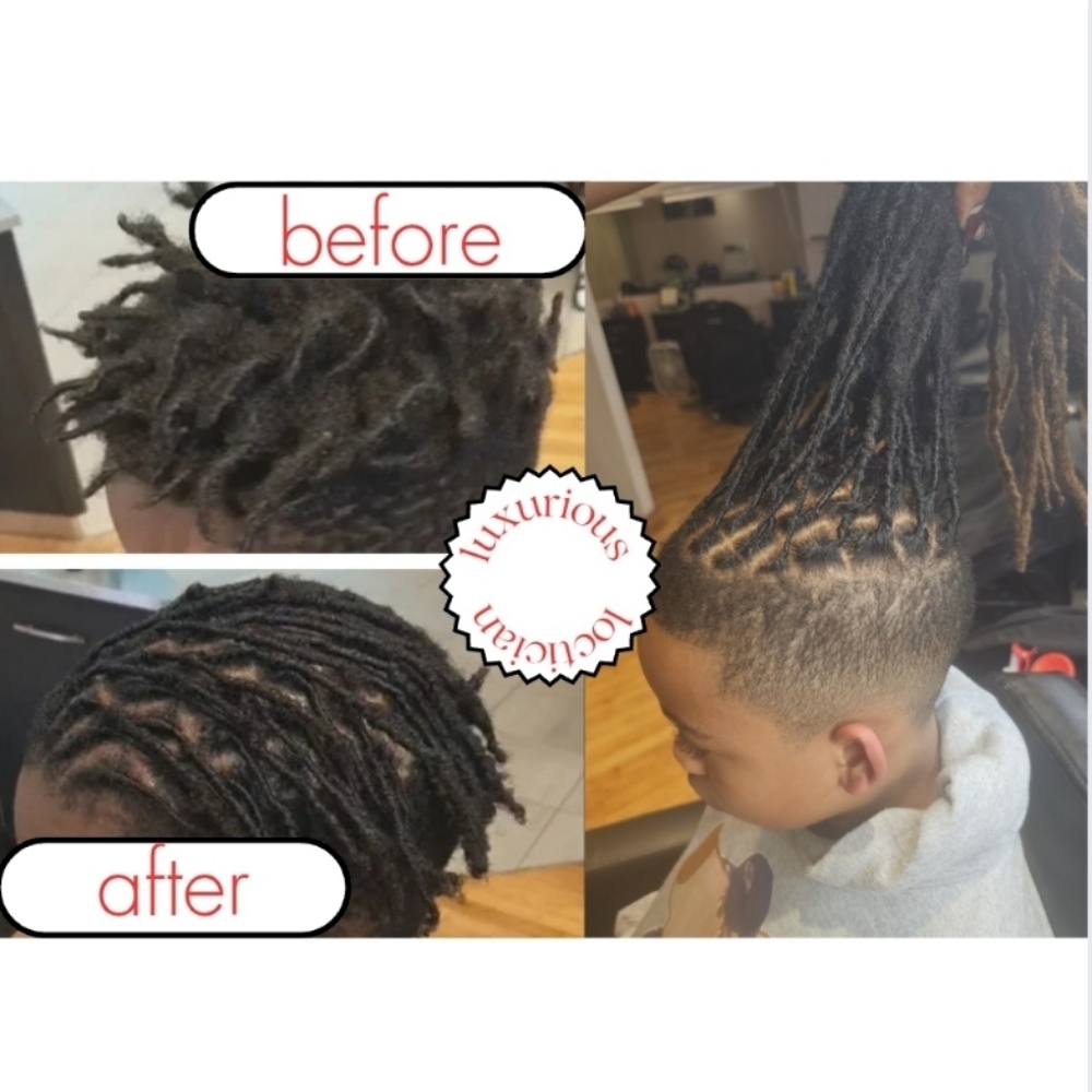 Loc Retwist (Top of Head ONLY)