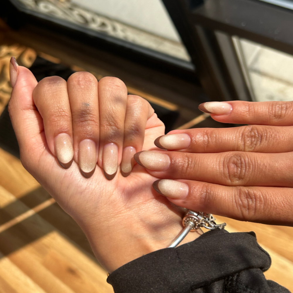 Structured manicure/fill (BIAB) at NailzByMarylou in Rockford, IL