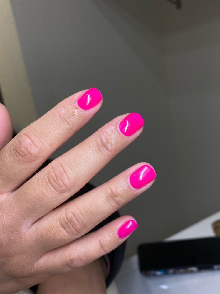 Structured manicure/fill (BIAB)