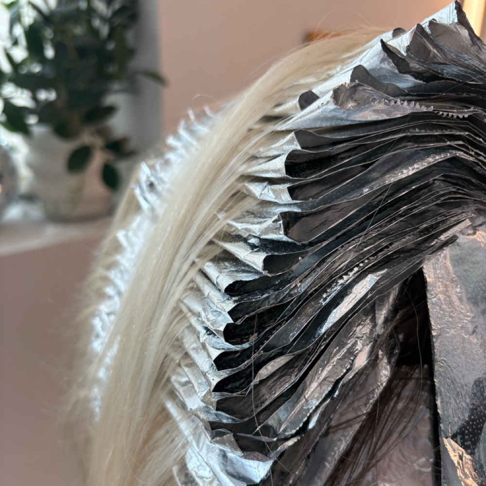 Partial Custom Blonding at Golden Era Hair Studio in Chicago, IL