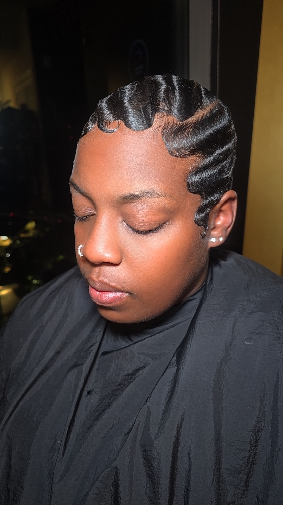 Fingerwaves at Luxe Diamond Cut Salon in Atlanta, GA