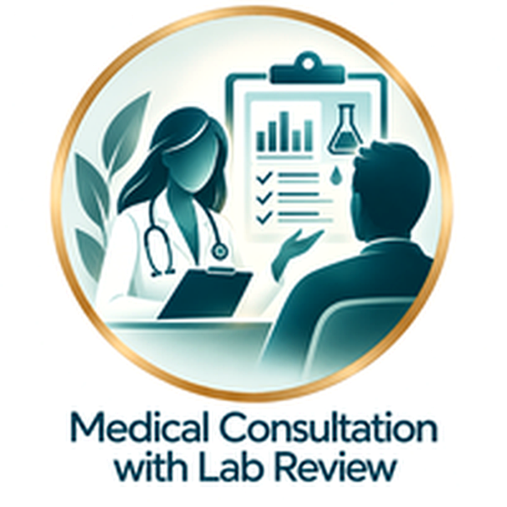 Medical Consult with Lab Review at Perrenia Wellness in Shallotte, NC