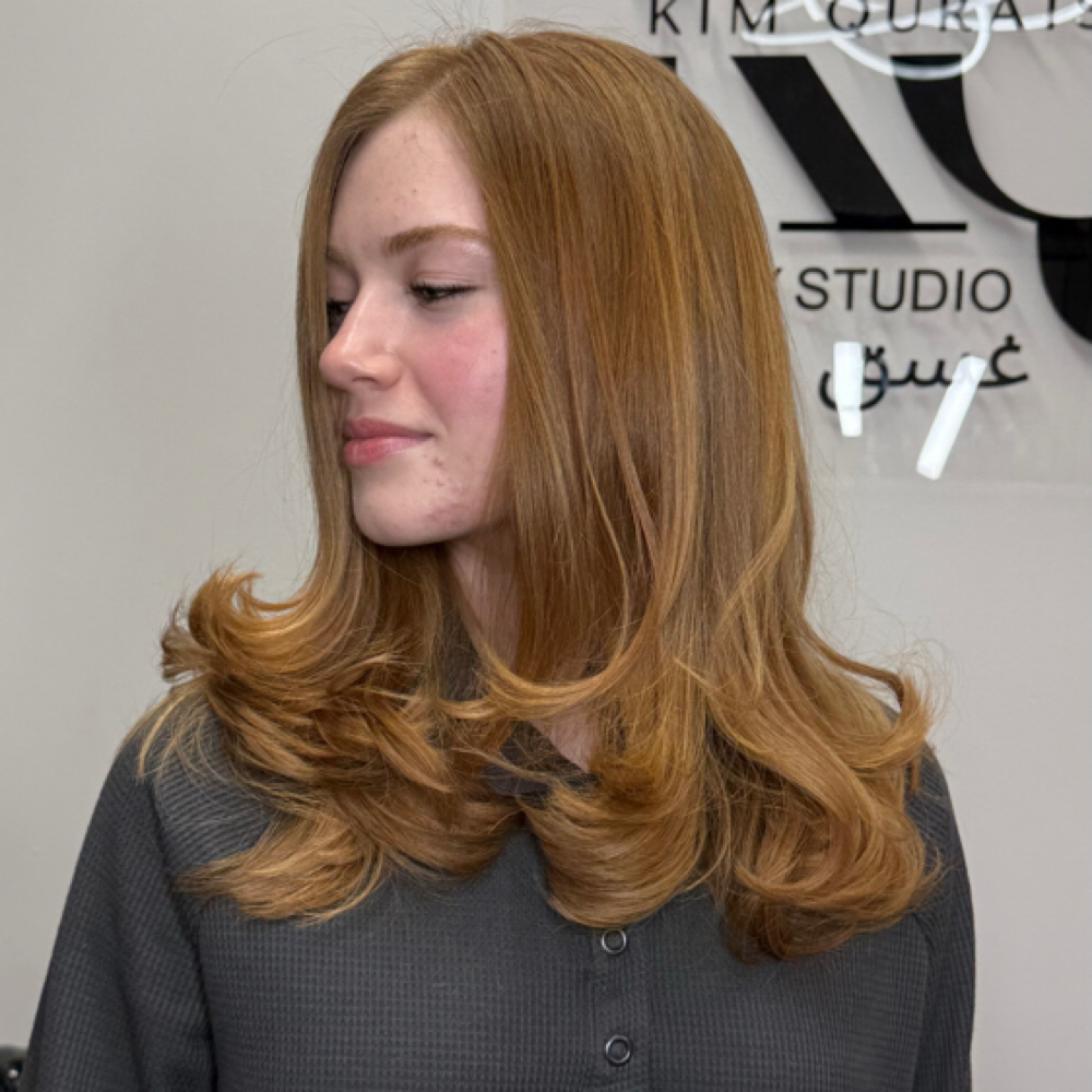 Hair Cut & Blow Dry at Kim Quraishi (غسق) Hair & Makeup in Canton, MI