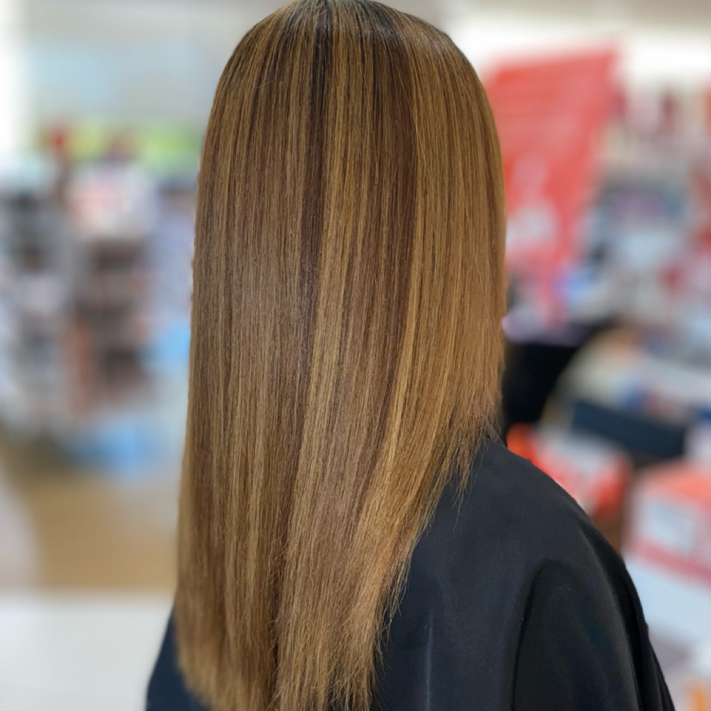 Partial Highlights at INVU Beauty Salon in Modesto, CA