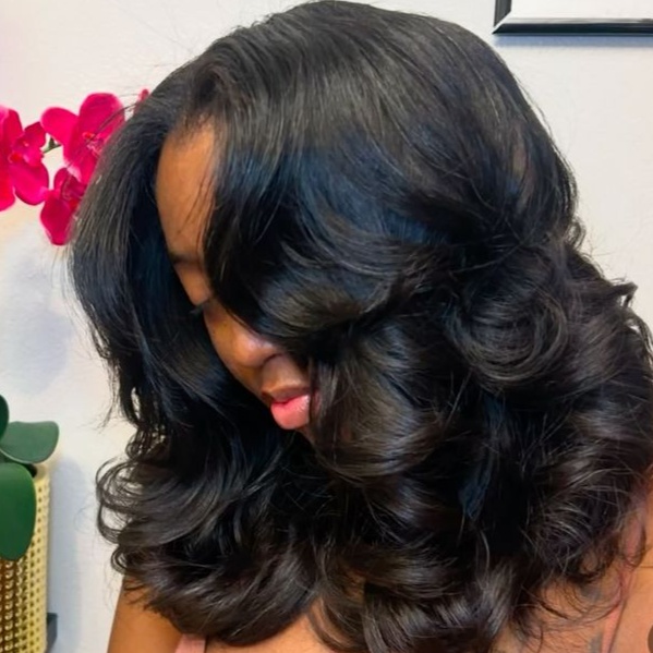 frontal sewing at Bel hair company llc in orange, NJ